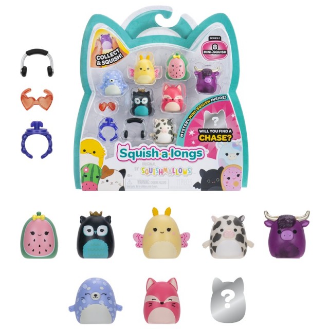 SQUSIH-A-LONGS FIGURICE 8 PACK - STYLE 4 W2